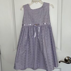 Jona Michelle girls dress Sz 5 purple worn once